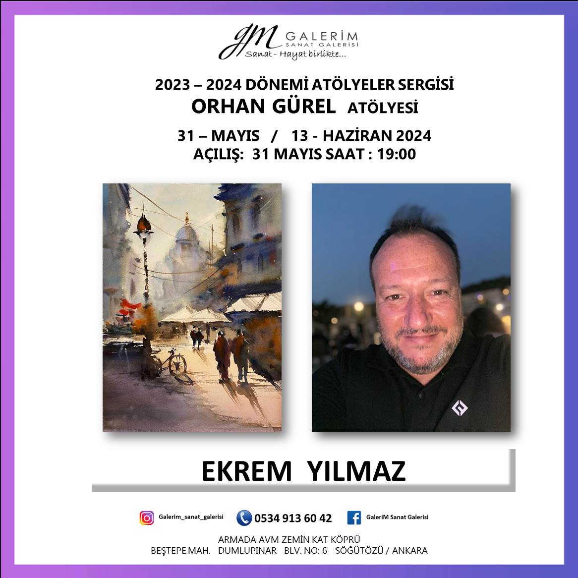 Orhan GÜREL Atölyesi Karma Sergi